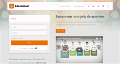 Desktop Screenshot of educacional.com.br