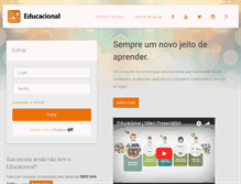 Tablet Screenshot of educacional.com.br